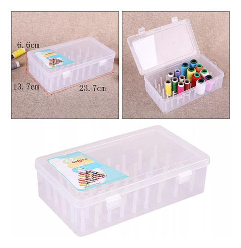 Contenedor Organizador De Hilo De Coser Para El Hogar, 2 Uni