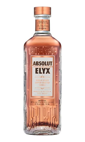 Vodka Absolut Elyx 750 Ml