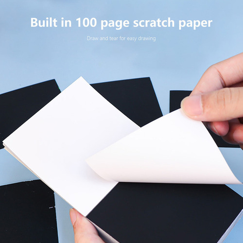 Juego De Arte Creativo For Rascar, 100 Piezas, Papel For R