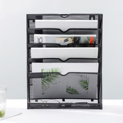 Organizador De Archivos De Pared De 5 Niveles, Colocación Ve