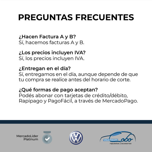 Rejilla Paragolpe Izquierda Vw Polo Caddy Ciego - I5394