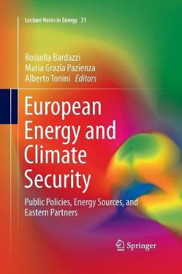 Libro European Energy And Climate Security : Public Polic...