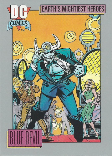 Barajita Blue Devil Dc Comics 1991 #37 Mightiest Heroes