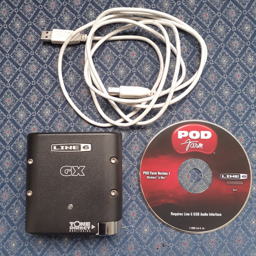 Interfaz De Audio Para Guitarra O Bajo Line 6 Gx + Pod Farm