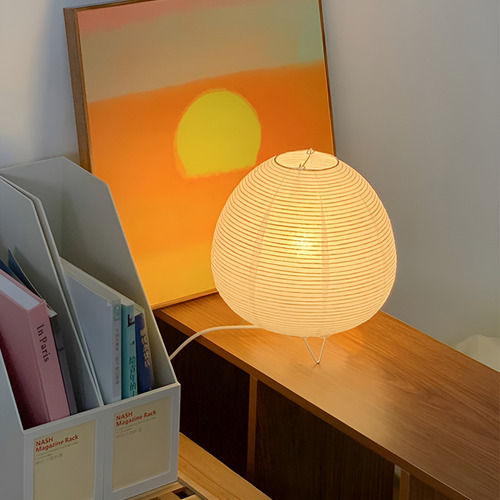 Lámpara De Mesa Estilo Japonés