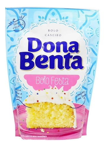 Kit Mistura Para Bolo De Festa Dona Benta - 450g Caixa C/12