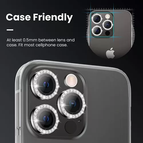 Vidrio Templado Camara Strass Para iPhone 12 Pro 11 Pro. Max