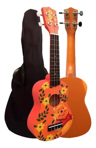 Ukelele Sunset Winnie Pooh Soprano Para Iniciar + Funda