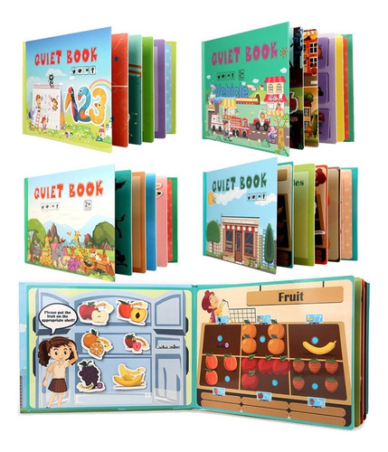 Quiet Child Busy Montessori Book Juguete Educativo Para Ser