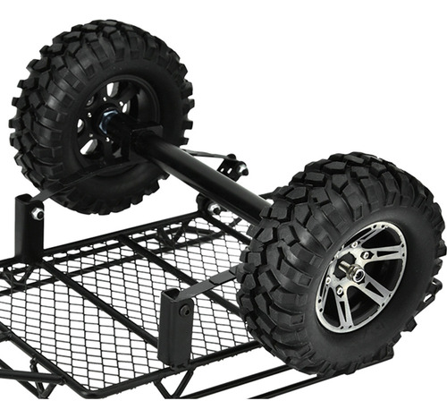 Trailer Car Trail Diy Metal Para D90/scx10/-4 1/10 Escala