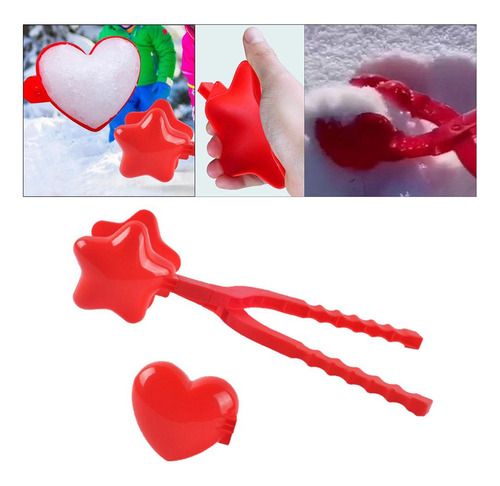 2 Set Snow Ball Maker Clip Toy Snow Play Abrazaderas Molde
