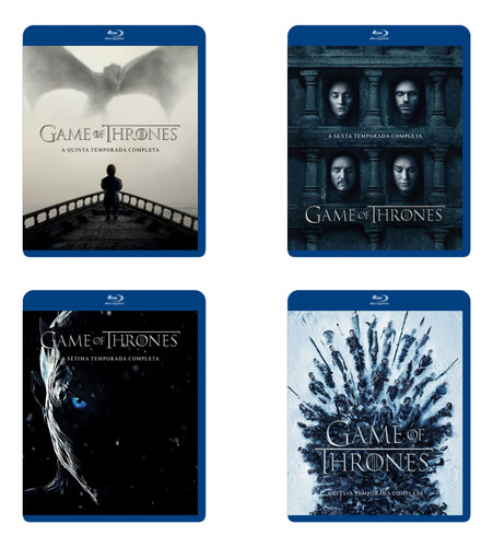 Game Of Thrones - Série Completa Em Blu-ray 1080p