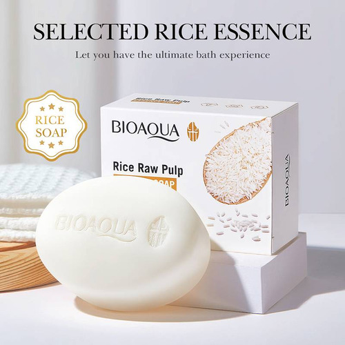 Bioaqua Jabón Facial Para El Control De La Grasa De Arroz