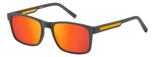Óculos De Sol Tommy Hilfiger 2089s Cinza Lente Espelhada