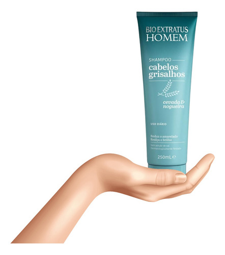Bio Extratus Homem Cabelos Grisalhos - Shampoo 250ml