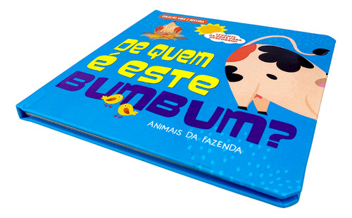 Livro Coleção Vira E Desvira - De Quem é Este Bumbum? Animais Da Fazenda - 4ª Ed Editorial On Line Capa Dura Em Português 2024