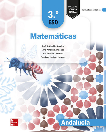 Matematicas 3 Eso. Andalucia, De Aa.vv., Vol. 1. Editorial Mcgraw-hill Interamericana De España S.l., Tapa Blanda En Español