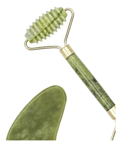 Rodillo De Jade Y Agua Sha Rodillo Facial Belleza Facial Si