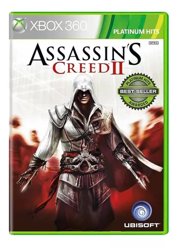 Jogo Assassins Creed Ii Platinum Xbox 360 Física Original