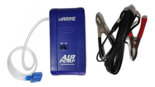 Oxigenador Ms-apa Air Pump Marine Iscas Vivas 12v Ou Pilhas