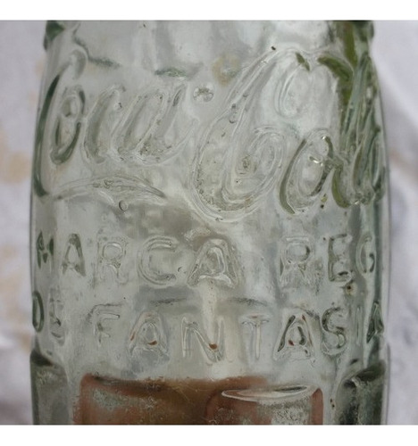 Garrafa Antiga Coca-cola - Alto Relevo Déc 60 - 290 Ml - X34 (Usado)