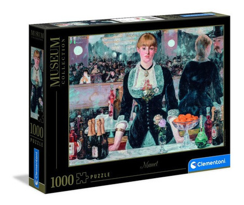 Rompecabezas Pintura Folies-bergere Manet 1000 Pz Clementoni