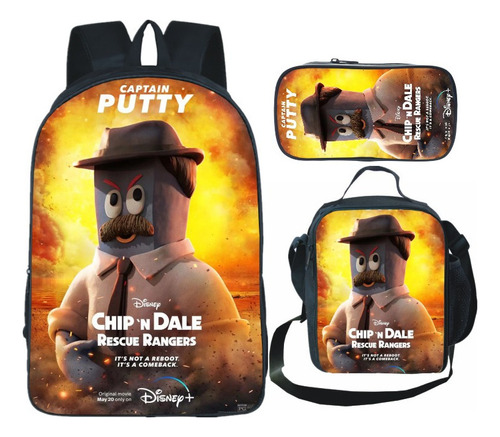 Bolsa Con Capucha Three Pies Dale Rescue Rangers De Qiqi E .