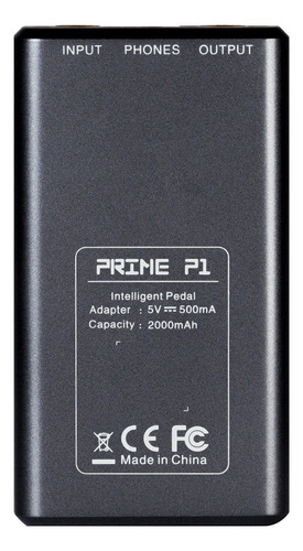 Imagen 5 de 5 de Procesador Multiefectos Inteligente Mooer Prime P1 Gris