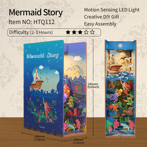 Kit De Nook De Libros Diy Manos Craft - Casa En Miniatura