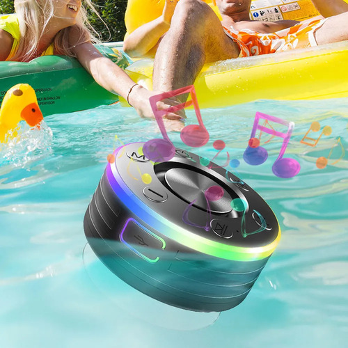 Altavoz De Baño Absorbible Rgb