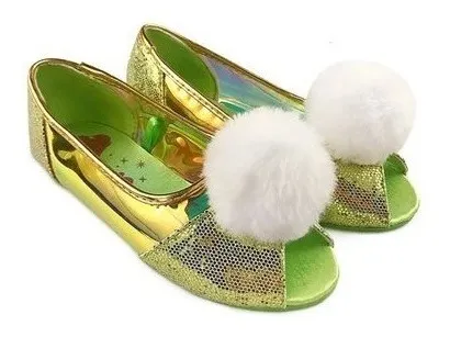 Zapatos Disfraz Campanita Tinkerbell Disney Entrega Hoy