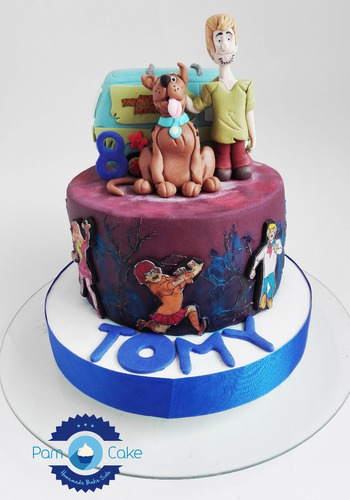 Torta Artesanal De Scooby Doo Personalizada