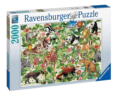 Rompecabezas Naturalista 2000 Pz Ravensburger Mundo Animal