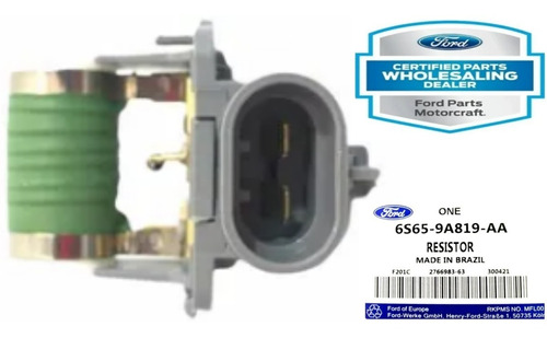 Resistencia Electroventilador Ford Fiesta Ecosport 1.6 2.0