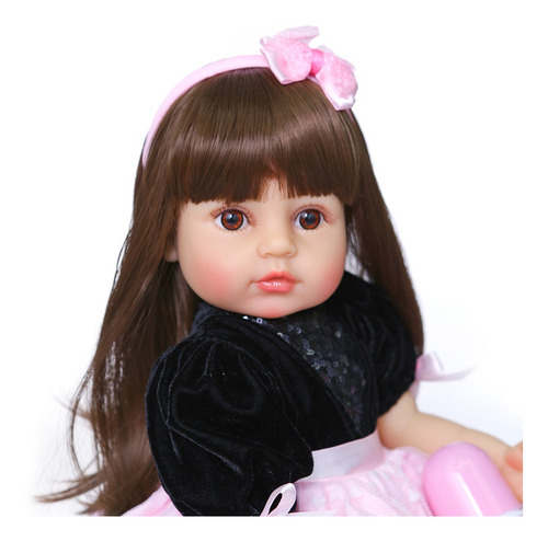 Imagen 4 de 7 de Decdeal - Muñeca De Silicona Para Bebé (55,8 Cm)