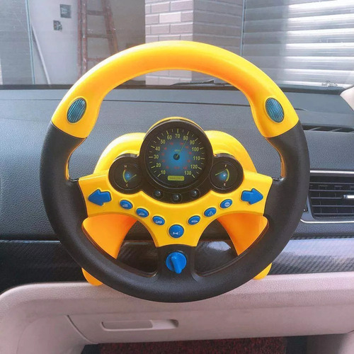 F Volante De Copiloto De Simulación Con Base Para