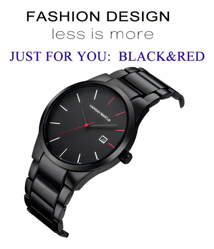 Reloj Casual De Cuarzo Inoxidable Con Calendario
