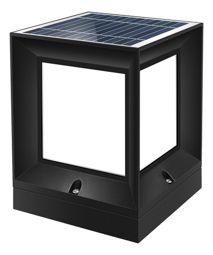Luz Solar Para Postes De Luz Led Para Exteriores, Jardín, Es