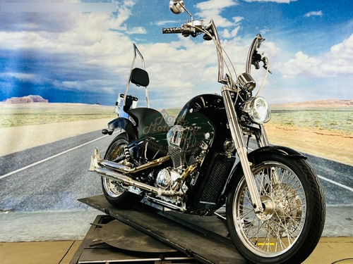 Honda Shadow 600 -preta 2003 -51.993km Customizada