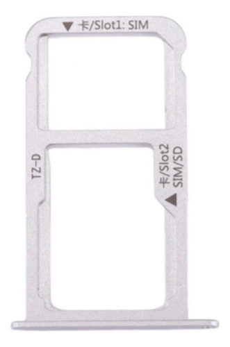 Bandeja Porta Sim Para Huawei Mate 9 Mha L29 L09 Repuesto Color Blanco