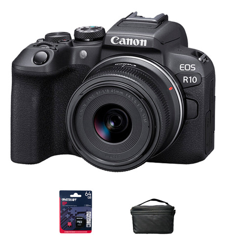 Camara Canon Eos R10 + Rf - S 18-45mm (gratis: Est. + Mem)