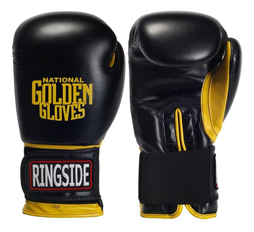 Ringside Golden Gloves Guantes De Bolsa Pesada, 12 Onzas, Ne