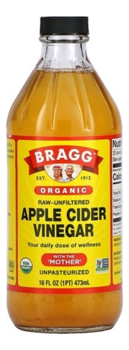 Apple Cider Vinegar Orgânico - Vinagre Maça- 473ml - Bragg