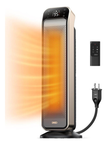 Calentador De Espacio Dreo Dr-hsh013b 25 Cerámico 3 Modos