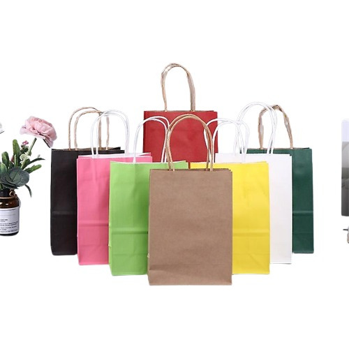 12 Bolsas Papel Bolsas De Regalo Con Manilla 1 Docena