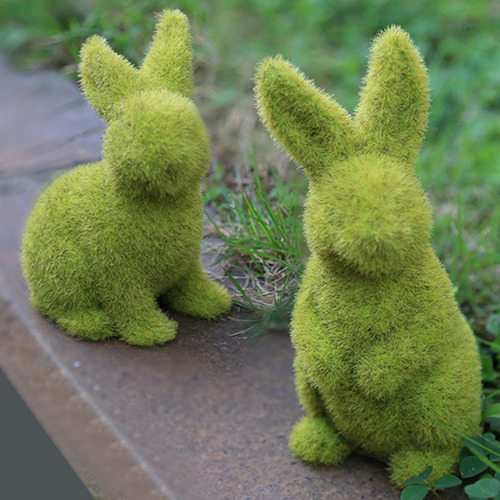 - Conejo De Pascua De Pie De Resina