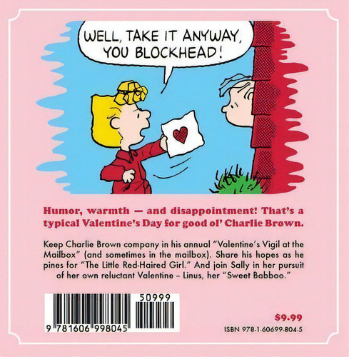 A Valentine For Charlie Brown, De Charles M. Schulz. Editorial Fantagraphics, Tapa Dura En Inglés