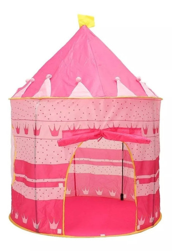 Pack 2 Carpa Castillo Infantil Niños Y Niñas Azul O Rosado