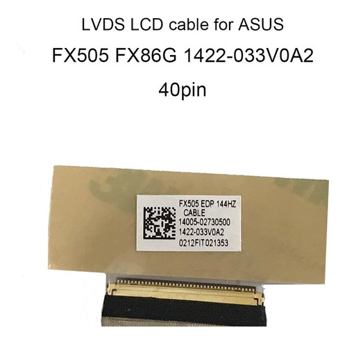Cable Flex De Video Asus Fx505gu Fx505du Fx505dv 40 Pin F289