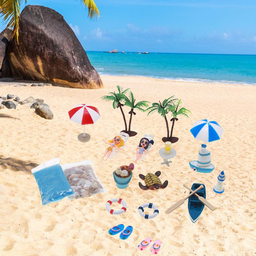 Juego De 15 Uds. De Juegos De Playa En Miniatura Para Casa